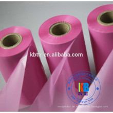 Typ des Druckerfarbbands Textiles Pflegeetikettendrucker-Rosa-Thermotransferband